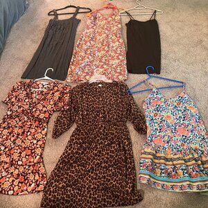 Lot Of 6 Medium SUNDRESSES